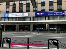 四条通を東へ直進するルート